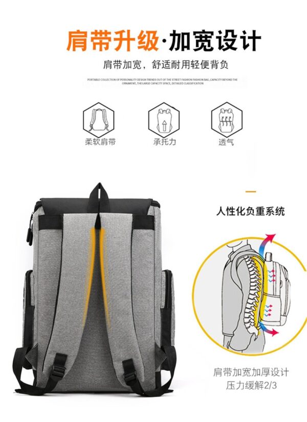 Waterproof Men Large Capacity Light Weight Backpack For office and travel - Image 8