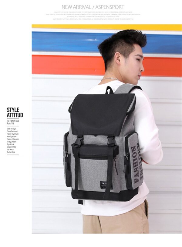 Waterproof Men Large Capacity Light Weight Backpack For office and travel - Image 9