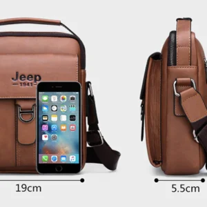 Luxury Brand Vintage Leather Messenger Shoulder Bag