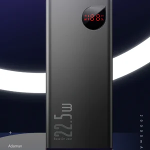 Baseus 22.5W Power Bank 20000mAh Portable Fast Charging Powerbank Type C PD Quick Charge Poverbank
