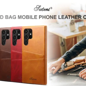 Luxury Premium Slim Leather Shell Case Cover For Samsung Galaxy S22 Ultra