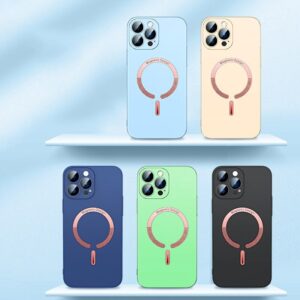 Camera Lens glass film Thin Matte Magsafe Magnetic Wireless Case Cover and 3D Glass Protector For iPhone 13 Pro Max