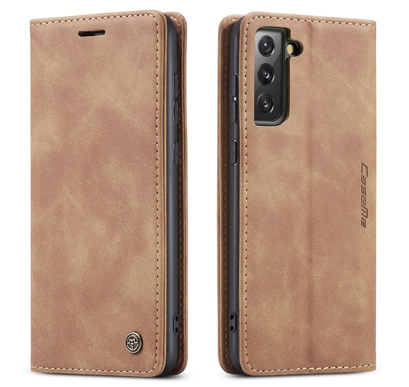 Samsung S21 Plus CaseMe Leather Flip Cover
