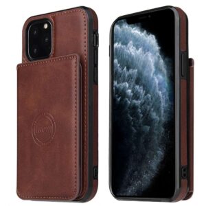 iPhone 12 Series Luxury Leather Wallet Back Cover Case