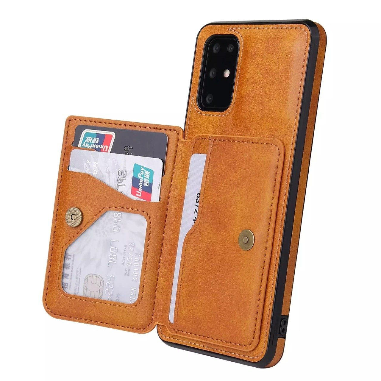 Samsung S21 Ultra Luxury Leather Wallet Back Cover Case - Image 15