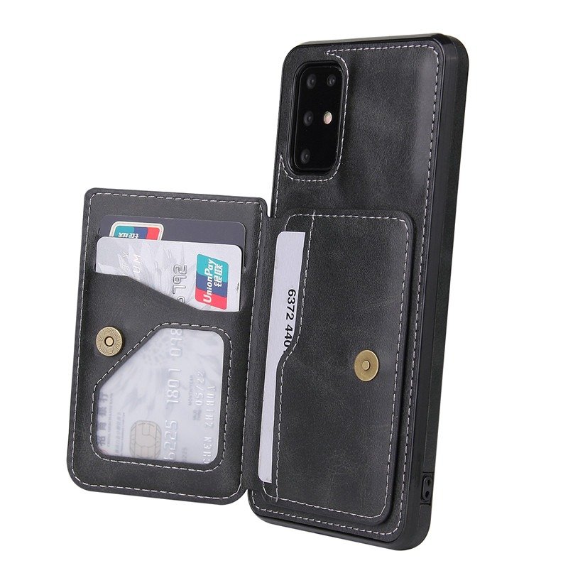 Samsung S21 Ultra Luxury Leather Wallet Back Cover Case - Image 12