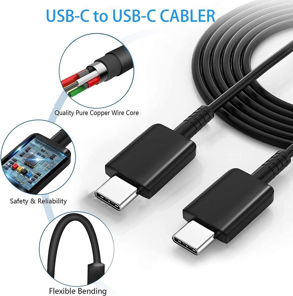 Original Samsung 45W USB Type C To C Super Fast Charger Adapter - Image 19